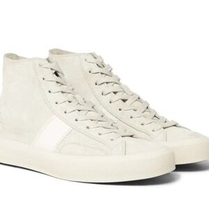 Tom Ford Cambridge White Suede High Top Sneakers US 10